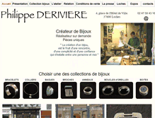 Tablet Screenshot of bijou-deriviere.com